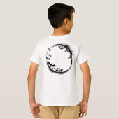 HALLOWEEN vleermuis maan T-shirt (Achterkant volledig)