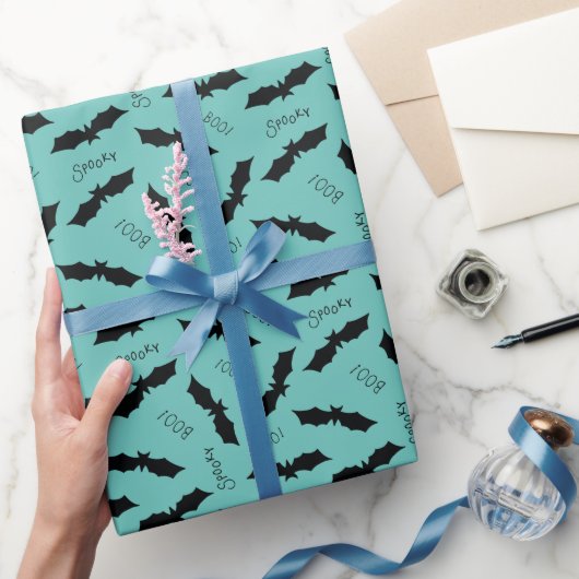 Halloween vleermuis patroon cadeaupapier (Geschenken)