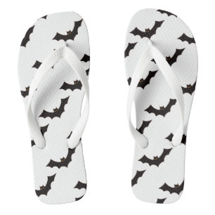 Halloween, Vleermuis Patroon, Trick Or Treat, Boe Teenslippers