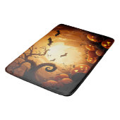 Halloween/vleermuis/pompoen/Herfst Badmat (Gekanteld)