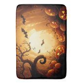 Halloween/vleermuis/pompoen/Herfst Badmat (Voorkant Verticaal)