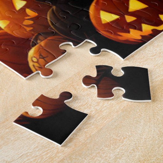 Halloween/vleermuis/pompoen/Herfst Legpuzzel (Zijkant)