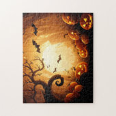 Halloween/vleermuis/pompoen/Herfst Legpuzzel (Verticaal)