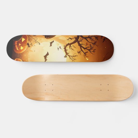 Halloween/vleermuis/pompoen/Herfst Persoonlijk Skateboard (Horizontaal)