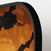 Halloween/vleermuis/pompoen/Herfst Pickleball Paddle (Links Detail)
