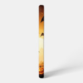 Halloween/vleermuis/pompoen/Herfst Samsung Galaxy Hoesje (Linkerkant)