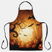 Halloween/vleermuis/pompoen/Herfst Schort (Voorkant)