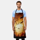 Halloween/vleermuis/pompoen/Herfst Schort (Gedragen)