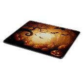 Halloween/vleermuis/pompoen/Herfst Snijplank (Hoek)