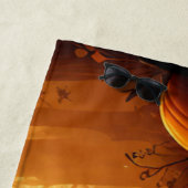 Halloween/vleermuis/pompoen/Herfst Strandlaken (In situ)