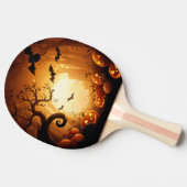 Halloween/vleermuis/pompoen/Herfst Tafeltennisbatje (Zijkant)