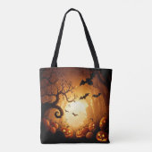 Halloween/vleermuis/pompoen/Herfst Tote Bag (Achterkant)
