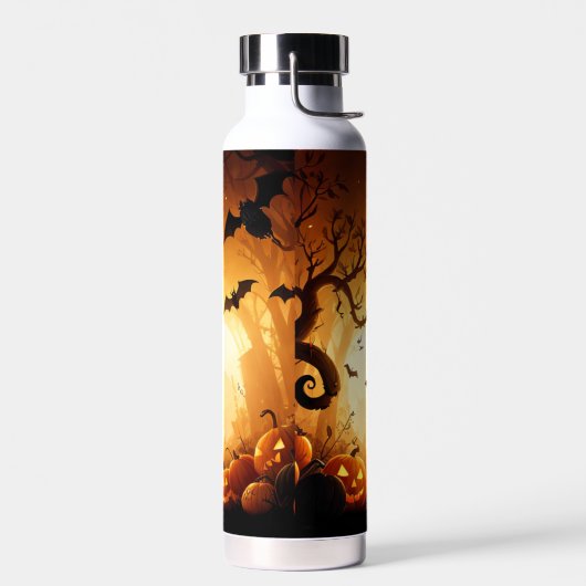 Halloween/vleermuis/pompoen/Herfst Waterfles (Links)