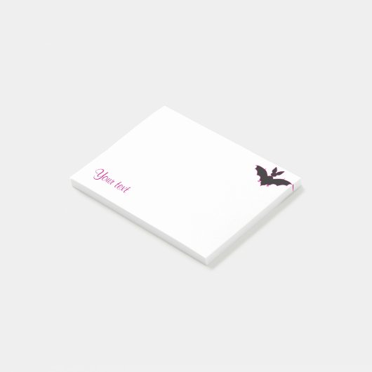 Halloween Vleermuis Post-it® Notes (Schuin)