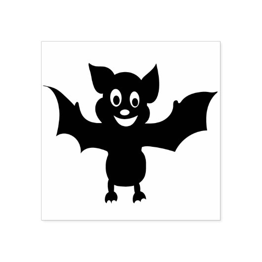 Halloween Vleermuis Rubberstempel (Afrduk)