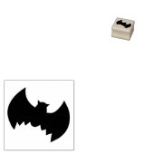 Halloween Vleermuis Rubberstempel (Gestempeld)