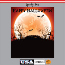 Halloween Vleermuis Sociale Kerkhof Foto Achtergro