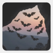 Halloween Vleermuis Stickers (Voorkant)