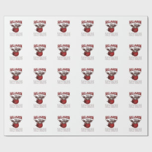 Halloween Vleermuis Vleugelige Ketel Vliegende Hek Cadeaupapier