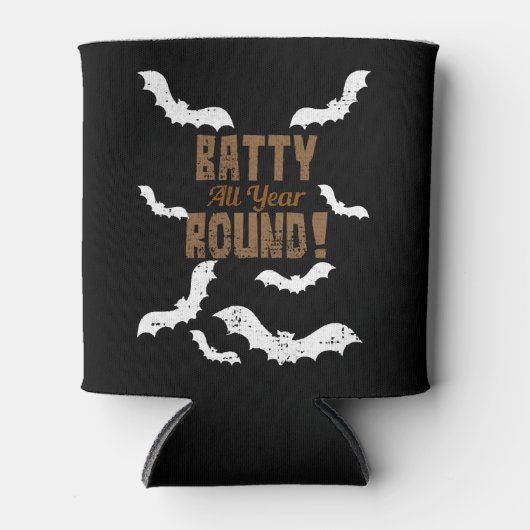 Halloween vleermuiskostuum blikjeskoeler (Voorkant)