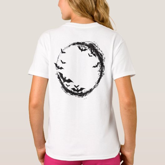 HALLOWEEN-vleermuismaan T-shirt (Achterkant)