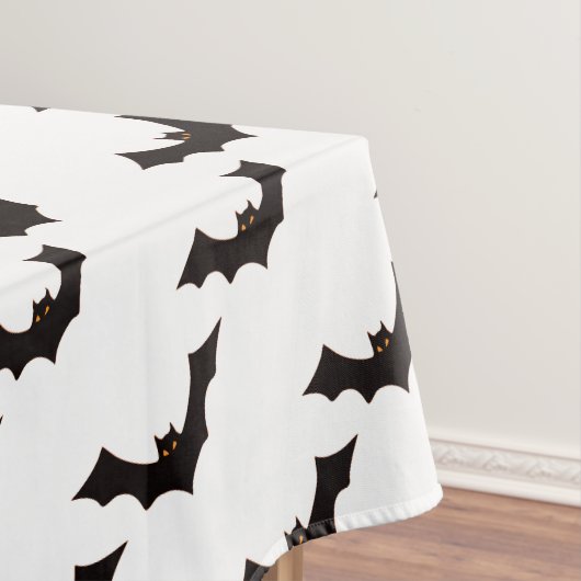 Halloween, vleermuispatroon, Trick or treat, Boo Tafelkleed (Voorbeeld)