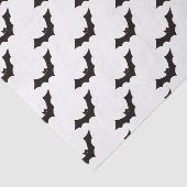 Halloween, vleermuispatroon, Trick or treat, Boo Tissuepapier (Detail)