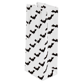 Halloween, vleermuispatroon, Trick or treat, Boo Wijn Cadeautas