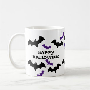 Halloween Vleermuisprint Koffiemok