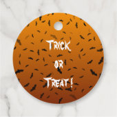 Halloween Vleermuizen Bedankjes Labels (Achterkant)