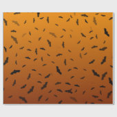 Halloween Vleermuizen Cadeaupapier (Vlak)