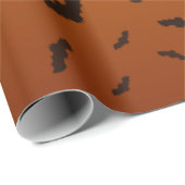 Halloween Vleermuizen Cadeaupapier (Rol Hoek)