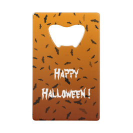 Halloween Vleermuizen Creditkaart Flessenopener