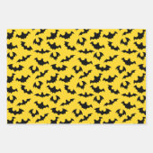 Halloween vleermuizen en belettering inpakpapier vel (Voorkant 3)