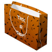 Halloween Vleermuizen Groot Cadeauzakje (Achterkant Gekanteld)