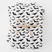 Halloween vleermuizen inpakpapier vellen (In situ)