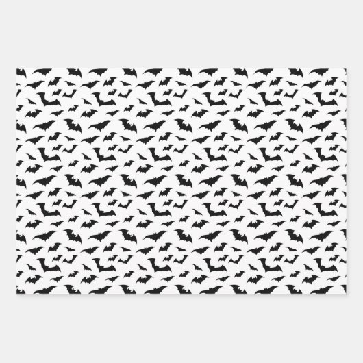 Halloween vleermuizen inpakpapier vellen (Voorkant)