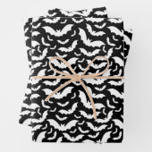 Halloween vleermuizen inpakpapier vellen (In situ)