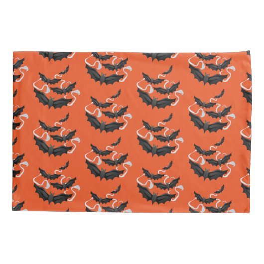 Halloween vleermuizen Kussensloop (Achterkant)