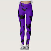 Halloween Vleermuizen Leggings (Voorkant)