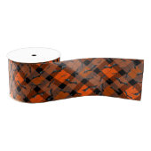 Halloween vleermuizen op plaid grosgrain lint (Spoel)