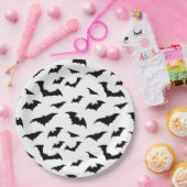 Halloween Vleermuizen Papier Borden Papieren Bordje (Feest)