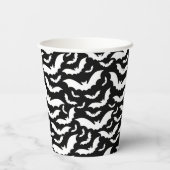 Halloween vleermuizen papieren bekers (Achterkant)