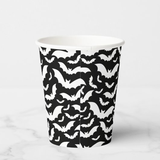 Halloween vleermuizen papieren bekers (Rechts)