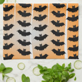 Halloween Vleermuizen Patroon Theedoek (Gevouwen)
