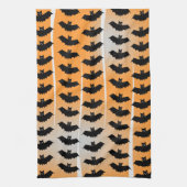 Halloween Vleermuizen Patroon Theedoek (Verticaal)