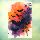 Halloween Vleermuizen Raamsticker (Vel 3)