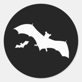 Halloween Vleermuizen Ronde Sticker