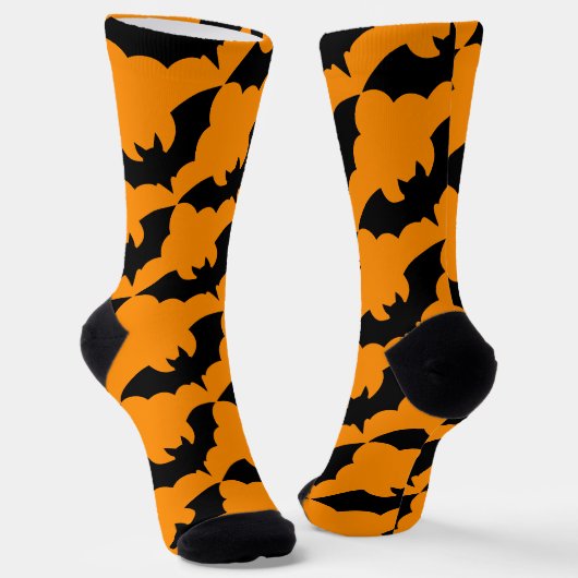 Halloween Vleermuizen Screwball Graphics Sokken (Gebogen)