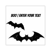 Halloween vleermuizen silhouet rubberstempel (Afrduk)